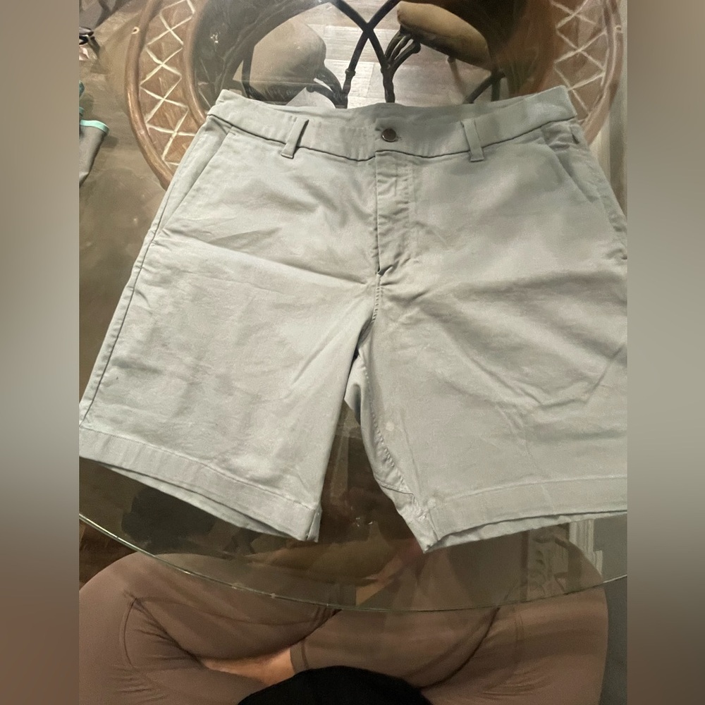 Lululemon Slate Blue Commission Shorts 9" Inseam Size 34